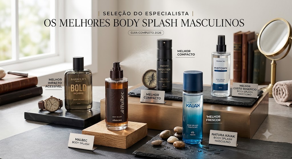 Lista dos 5 melhores BODY SPLASH Masculino