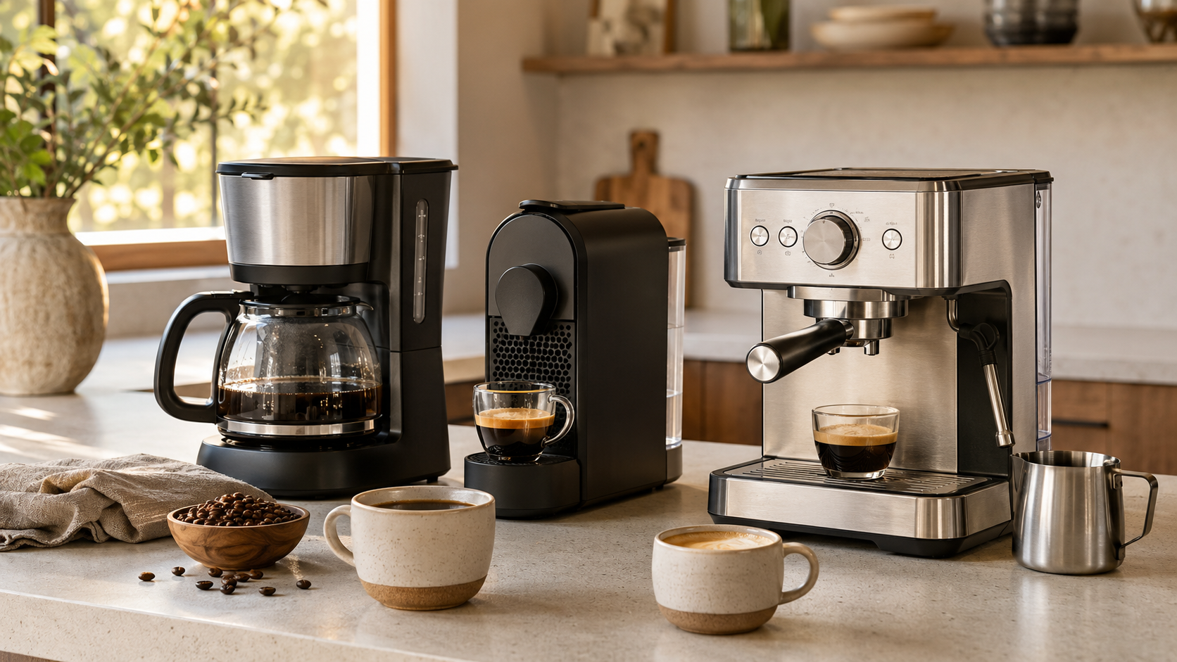 Review de cafeteiras 2026: 5 modelos para diferentes tipos de consumidor