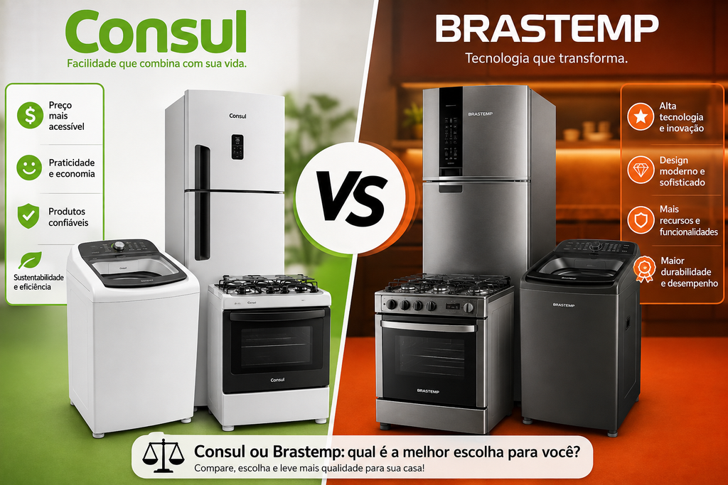 Consul ou Brastemp: Qual é a Melhor Marca de Eletrodomésticos?