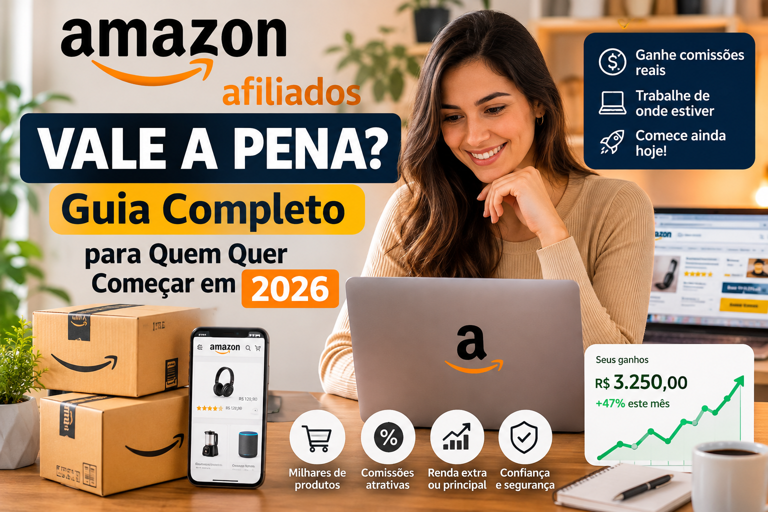 Amazon Afiliados Vale a Pena? Guia Completo para Quem Quer Começar em 2026