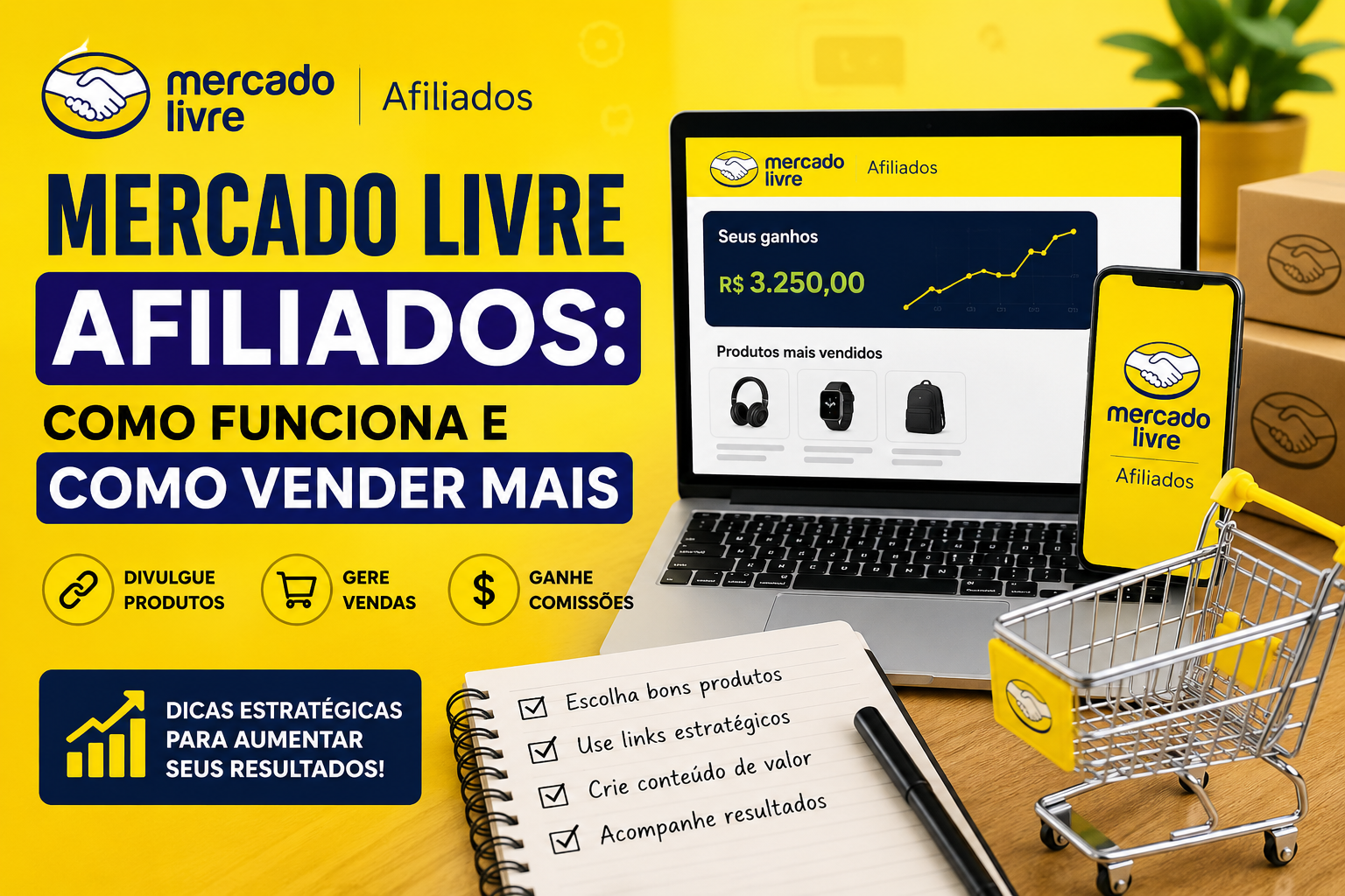Mercado Livre Afiliados: Como Funciona e Como Vender Mais
