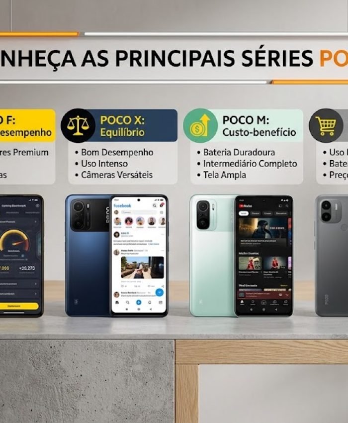Compare Todas as Linhas POCO da Xiaomi: Entenda as Séries F, X, M e C